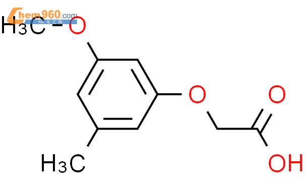 1260651 18 0 2 3 Methoxy 5 methylphenoxy acetic acidCAS号 1260651 18 0