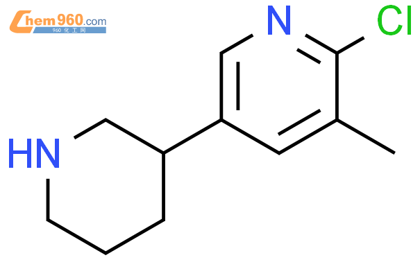 1260771 59 2 2 chloro 3 methyl 5 piperidin 3 yl pyridineCAS号 1260771