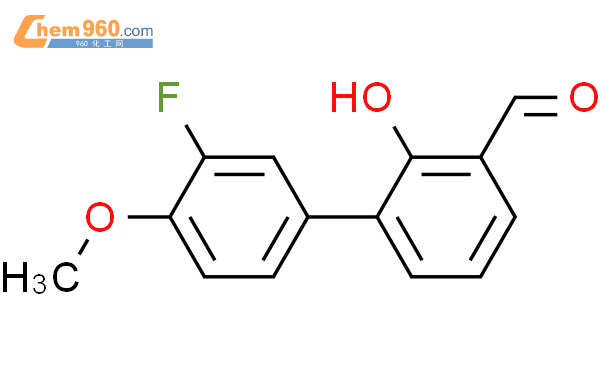 3 3 fluoro 4 methoxyphenyl 2 hydroxybenzaldehydeCAS号1261895 14 0