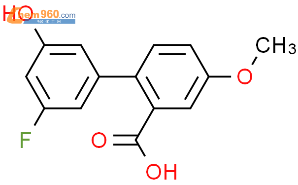 2 3 fluoro 5 hydroxyphenyl 5 methoxybenzoic acidCAS号1261905 46 7