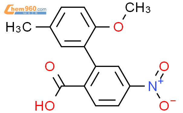 1261907 09 8 2 2 methoxy 5 methylphenyl 4 nitrobenzoic acid化学式结构式分子