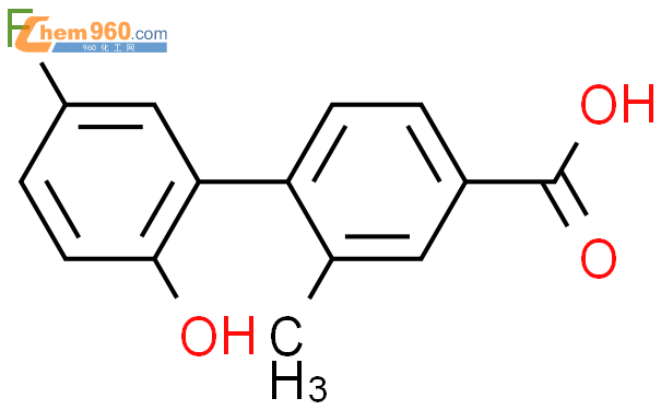 4 5 fluoro 2 hydroxyphenyl 3 methylbenzoic acidCAS号1261909 21 0