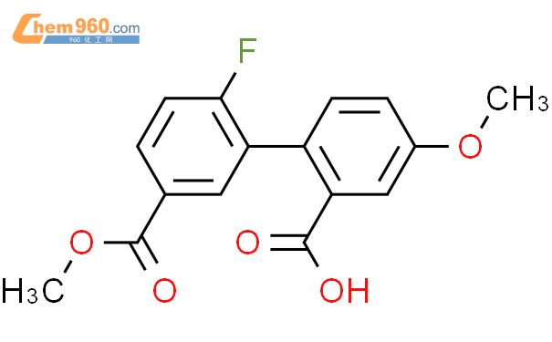 1261911 00 5 2 2 Fluoro 5 Methoxycarbonylphenyl 5 Methoxybenzoic Acid