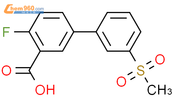 Fluoro Methylsulfonylphenyl Benzoic Acidcas