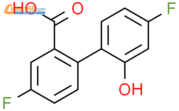 1261916 28 2 5 fluoro 2 4 fluoro 2 hydroxyphenyl benzoic acidCAS号