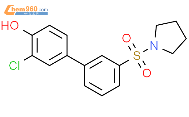 Chloro Pyrrolidin Ylsulfonylphenyl Phenolcas