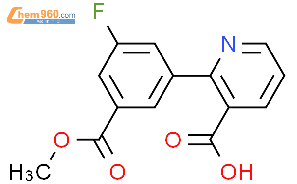 1261930 79 3 2 3 Fluoro 5 Methoxycarbonylphenyl Pyridine 3 Carboxylic