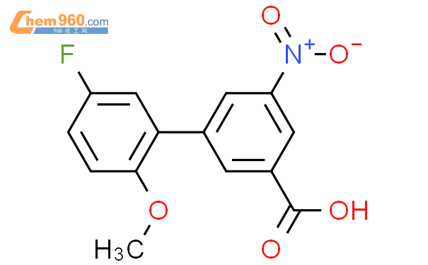 1261932 05 1 3 5 fluoro 2 methoxyphenyl 5 nitrobenzoic acidCAS号