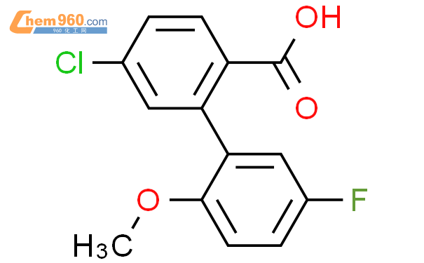 1261945 29 2 4 chloro 2 5 fluoro 2 methoxyphenyl benzoic acidCAS号