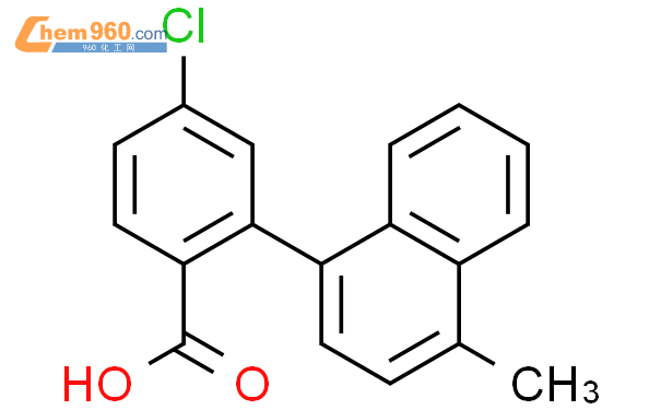 1261964 76 4 4 chloro 2 4 methylnaphthalen 1 yl benzoic acid化学式结构式分子