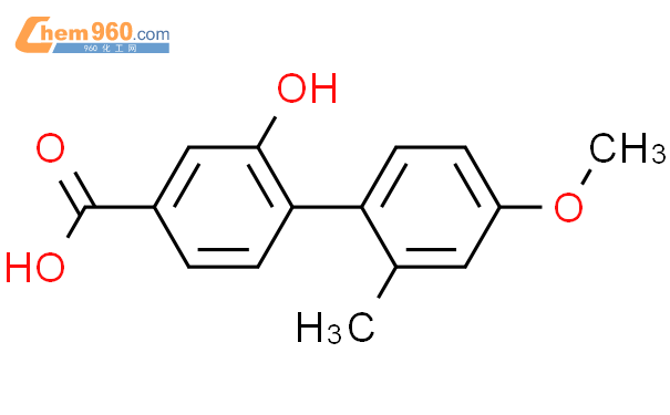 3 hydroxy 4 4 methoxy 2 methylphenyl benzoic acidCAS号1261974 33 7