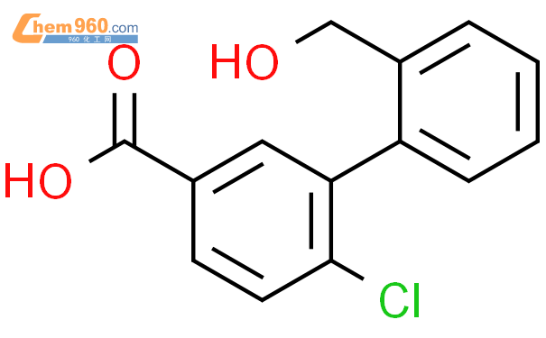 1261986 20 2 4 chloro 3 2 hydroxymethyl phenyl benzoic acid化学式结构式分子