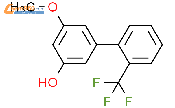 1261989 59 6 3 methoxy 5 2 trifluoromethyl phenyl phenol化学式结构式分子式