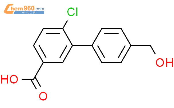 1261994 53 9 4 chloro 3 4 hydroxymethyl phenyl benzoic acid化学式结构式分子