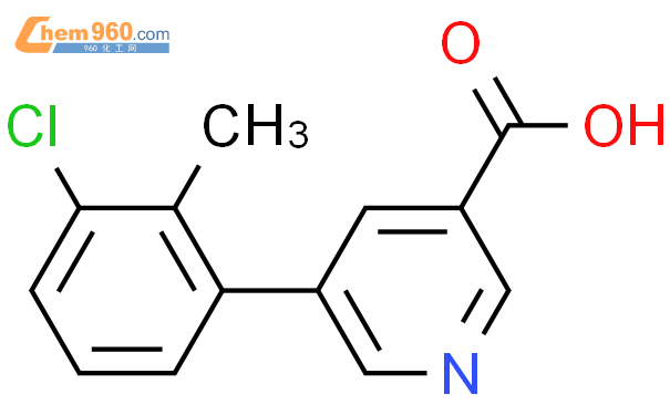 1262000 43 0 5 3 chloro 2 methylphenyl pyridine 3 carboxylic acidCAS号