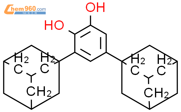 128455 00 5 1 2 Benzenediol 3 5 bis tricyclo 3 3 1 13 7 dec 1 yl CAS号