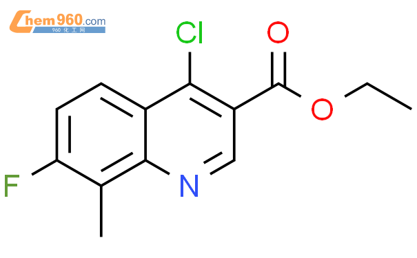 1284559 81 4 3 Quinolinecarboxylic Acid 4 Chloro 7 Fluoro 8 Methyl