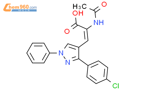 133284 60 3 2 Propenoic Acid 2 Acetylamino 3 3 4 Chlorophenyl 1