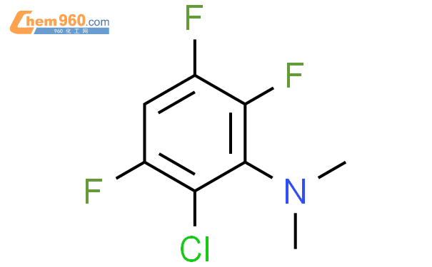 13332 01 9 Benzenamine 2 chloro 3 5 6 trifluoro N N dimethyl 化学式结构式