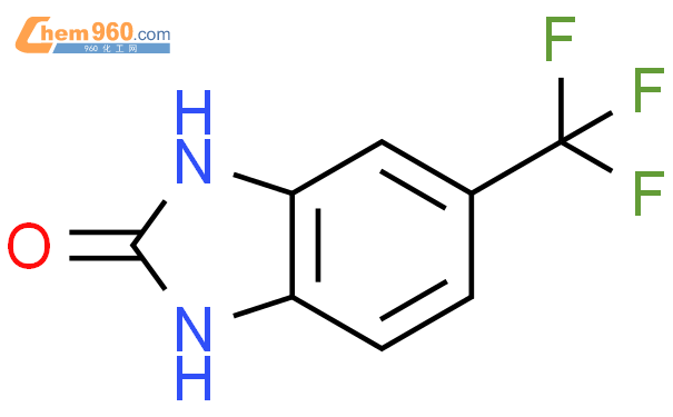 133687 93 1 5 三氟甲基 1 3 二氢 苯并咪唑 2 酮化学式结构式分子式molsmiles 960化工网