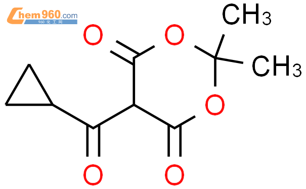 134302 11 7 1 3 Dioxane 4 6 Dione 5 Cyclopropylcarbonyl 2 2 Dimethyl