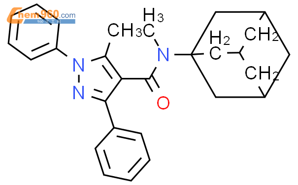 134619 52 6 N 5 Dimethyl 1 3 Diphenyl N Tricyclo 3 3 1 1 3 7 Dec 1 Yl