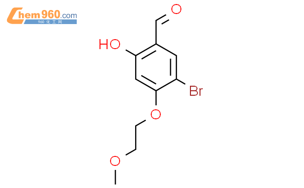 1352487 48 9 5 Bromo 2 hydroxy 4 2 methoxyethoxy benzaldehyde化学式结构式