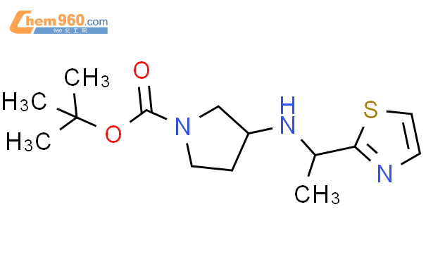 Tert Butyl Thiazol Yl Ethyl Amino Pyrrolidine