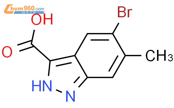 1360942 30 8 5 Bromo 6 methyl 1H indazole 3 carboxylic acidCAS号 1360942