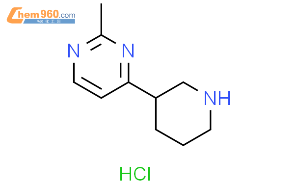 1361115 11 8 2 methyl 4 piperidin 3 yl pyrimidine dihydrochloride化学式