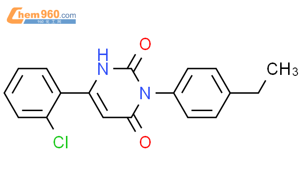 H H Pyrimidinedione Chlorophenyl