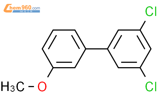 1375068 81 7 1 3 dichloro 5 3 methoxyphenyl benzeneCAS号 1375068 81 7 1