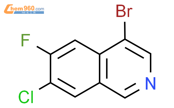 1375302 35 4 4 溴 7 氯 6 氟异喹啉化学式结构式分子式mol 960化工网