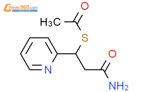 137913 04 3 Ethanethioic Acid S 3 Amino 3 Oxo 1 2 Pyridinyl Propyl