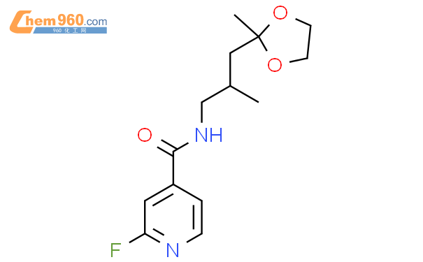 1385461 90 4 2 Fluoro N 2 Methyl 3 2 Methyl 1 3 Dioxolan 2 YL Propyl