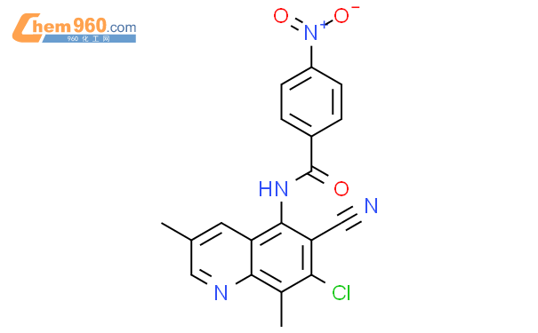 Benzamide N Chloro Cyano Dimethyl Quinolinyl