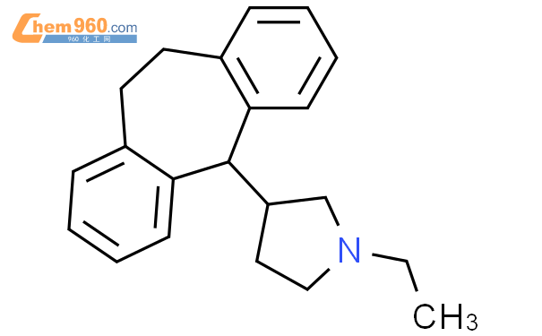 138691 62 0 PYRROLIDINE 3 10 11 DIHYDRO 5H DIBENZO A D CYCLOHEPTEN 5