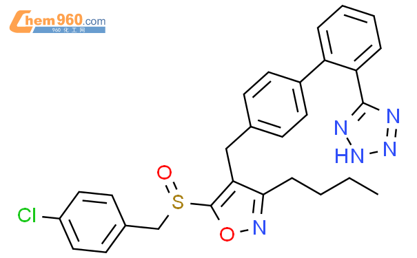 H Tetrazole Butyl Chlorophenyl Methyl