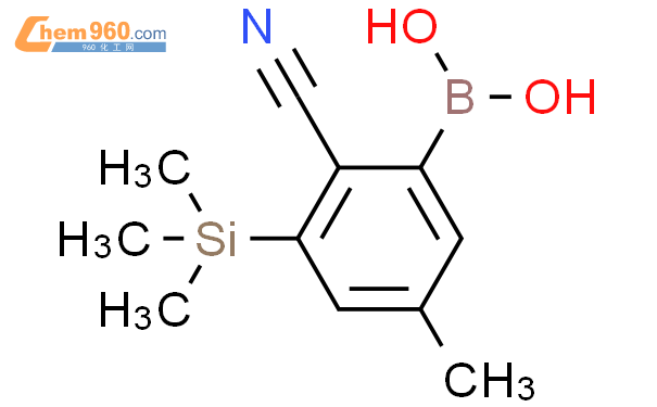 Boronic Acid Cyano Methyl Trimethylsilyl Phenyl