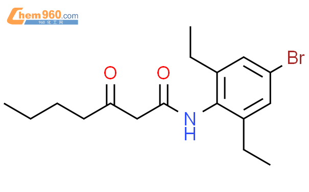 139258 36 9 Heptanamide N 4 bromo 2 6 diethylphenyl 3 oxo CAS号