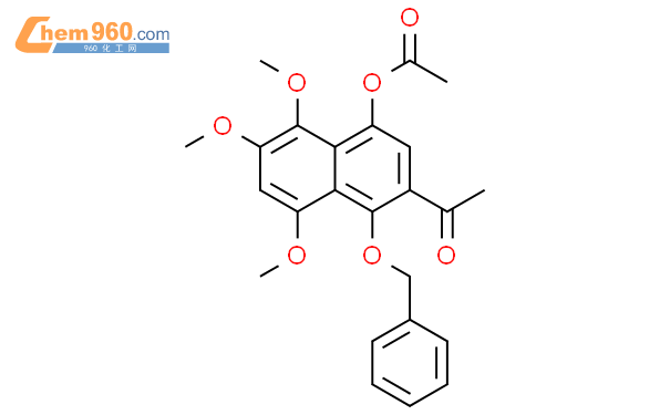 139269 53 7 Ethanone 1 4 Acetyloxy 5 6 8 Trimethoxy 1 Phenylmethoxy