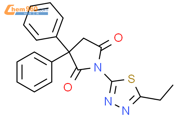 Pyrrolidinedione Ethyl Thiadiazol Yl