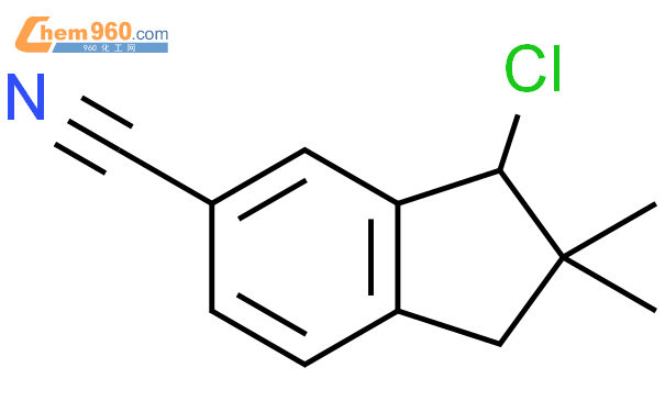 139557 32 7 1H Indene 5 Carbonitrile 3 Chloro 2 3 Dihydro 2 2 Dimethyl