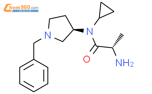 1401666 53 2 S 2 氨基 N R 1 苄基 吡咯烷 3 基 N 环丙基 丙酰胺化学式结构式分子式mol
