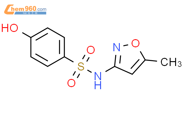 141233 20 7 Benzenesulfonamide 4 Hydroxy N 5 Methyl 3 Isoxazolyl CAS