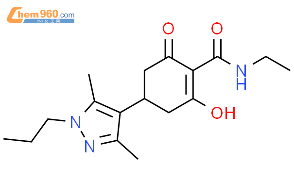 141390 22 9 1 Cyclohexene 1 Carboxamide 4 3 5 Dimethyl 1 Propyl 1H