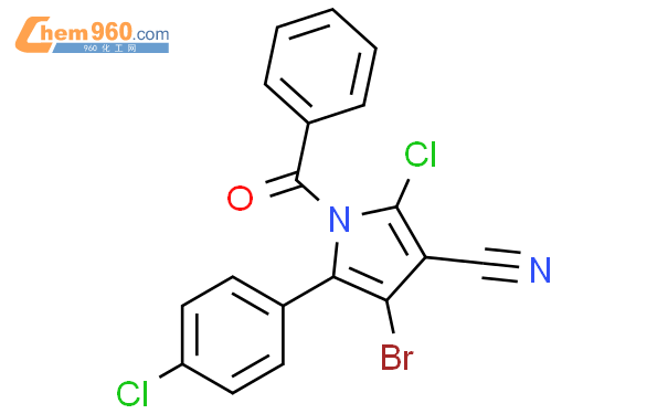 141454 23 1 1H Pyrrole 3 Carbonitrile 1 Benzoyl 4 Bromo 2 Chloro 5 4