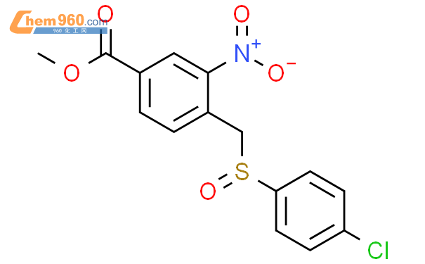 141693 45 0 Benzoic Acid 4 4 Chlorophenyl Sulfinyl Methyl 3 Nitro