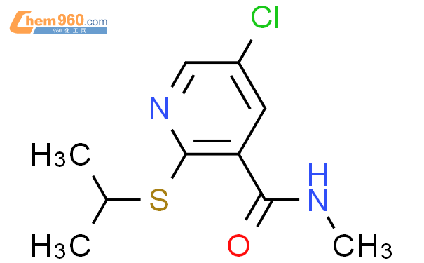 141866 88 8 3 PYRIDINECARBOXAMIDE 5 CHLORO N METHYL 2 1 METHYLETHYL