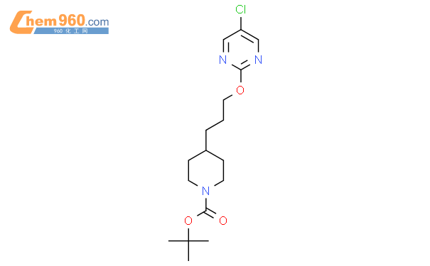 1420957 35 2 4 3 5 氯嘧啶 2 基 氧基 丙基 哌啶 1 羧酸叔丁酯化学式结构式分子式mol 960化工网